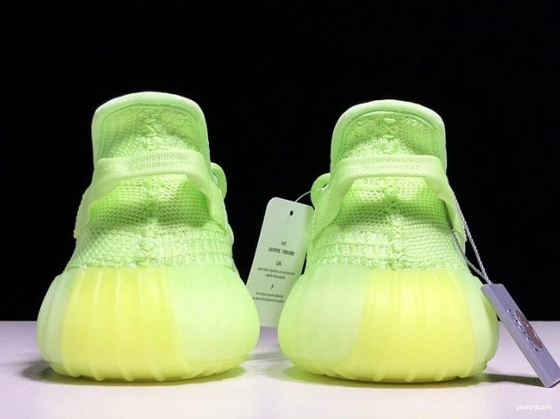 the 350 Glow Adidas Yeezy EG5293 Dark Boost in V2 0815